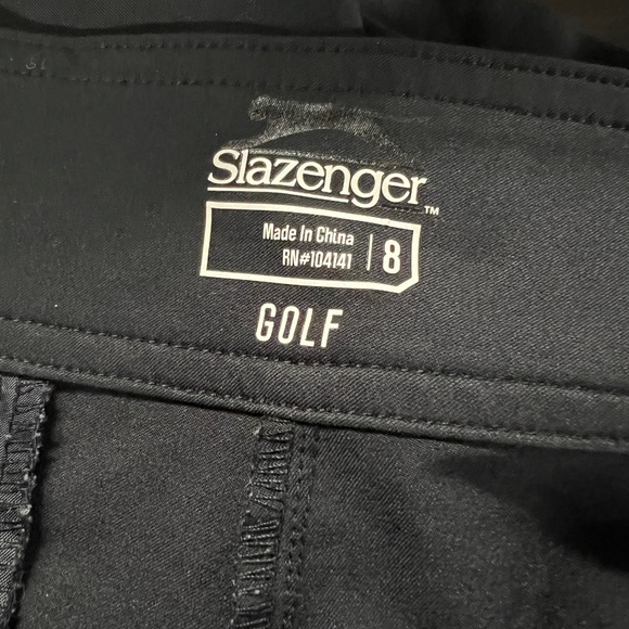 Slazenger 8 women’s black short golf shorts - Picture 4 of 5